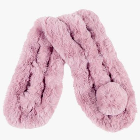 New PINK WINTER COAT, FAUX FURRY MITTENS, GLOVES & SCARF * ALL NEW! - Picture 7 of 11